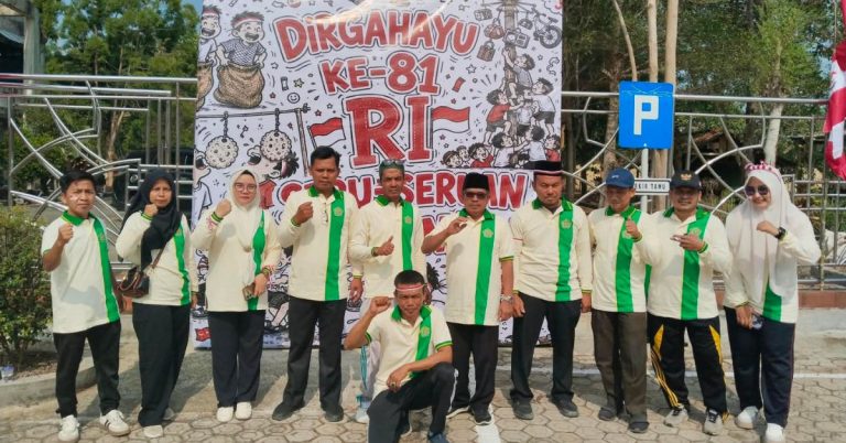 Staff KUA Kedondong Ikuti Lomba HUT RI ke-81 di Kemenag Pesawaran